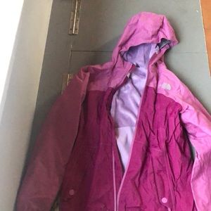 North face girls lg 14/16 shell